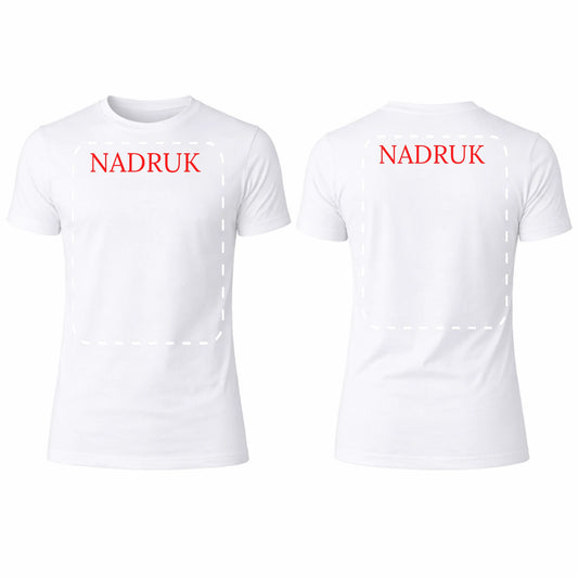 Koszulka reklamowa z logo firmy męska 190gram biała