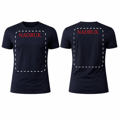 Koszulka reklamowa z logo firmy męska 190gram Navy