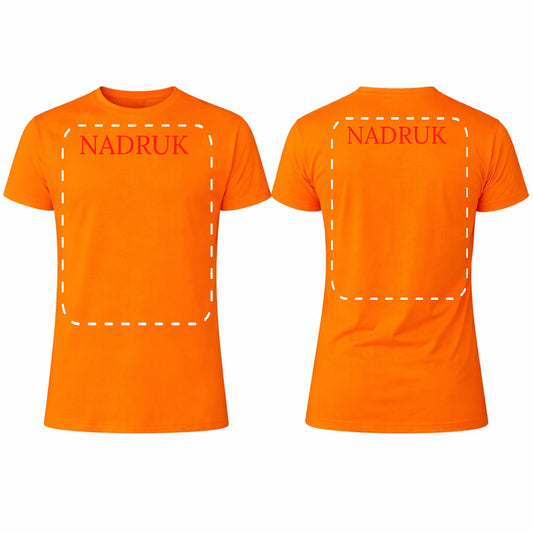 Koszulka męska reklamowa dla firm 190g pomarańczowa