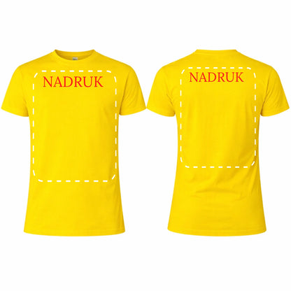 Koszulka męska reklamowa dla firm 190g żółty
