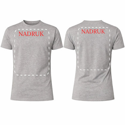 Koszulka męska reklamowa dla firm 190g szara