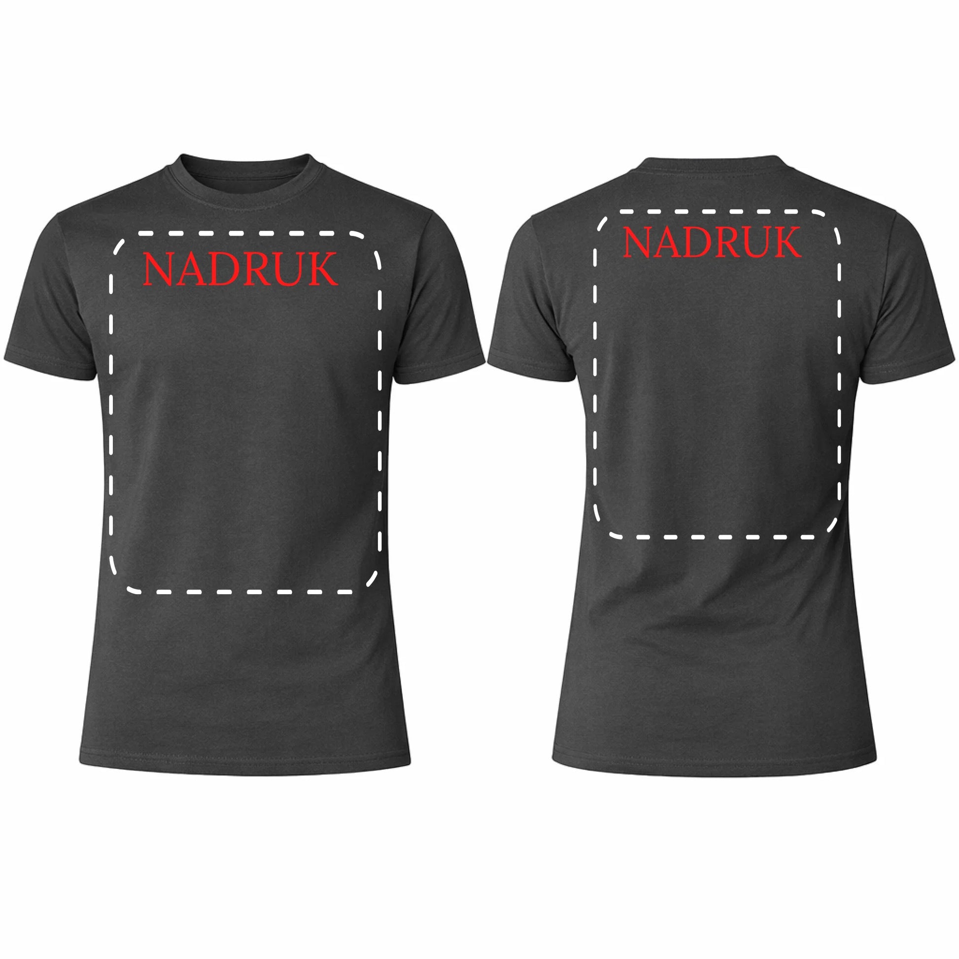 Koszulka męska reklamowa dla firm 190g grafit