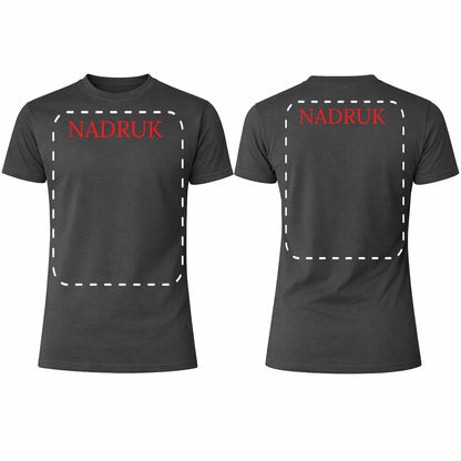 Koszulka reklamowa z logo firmy męska 190gram Grafit