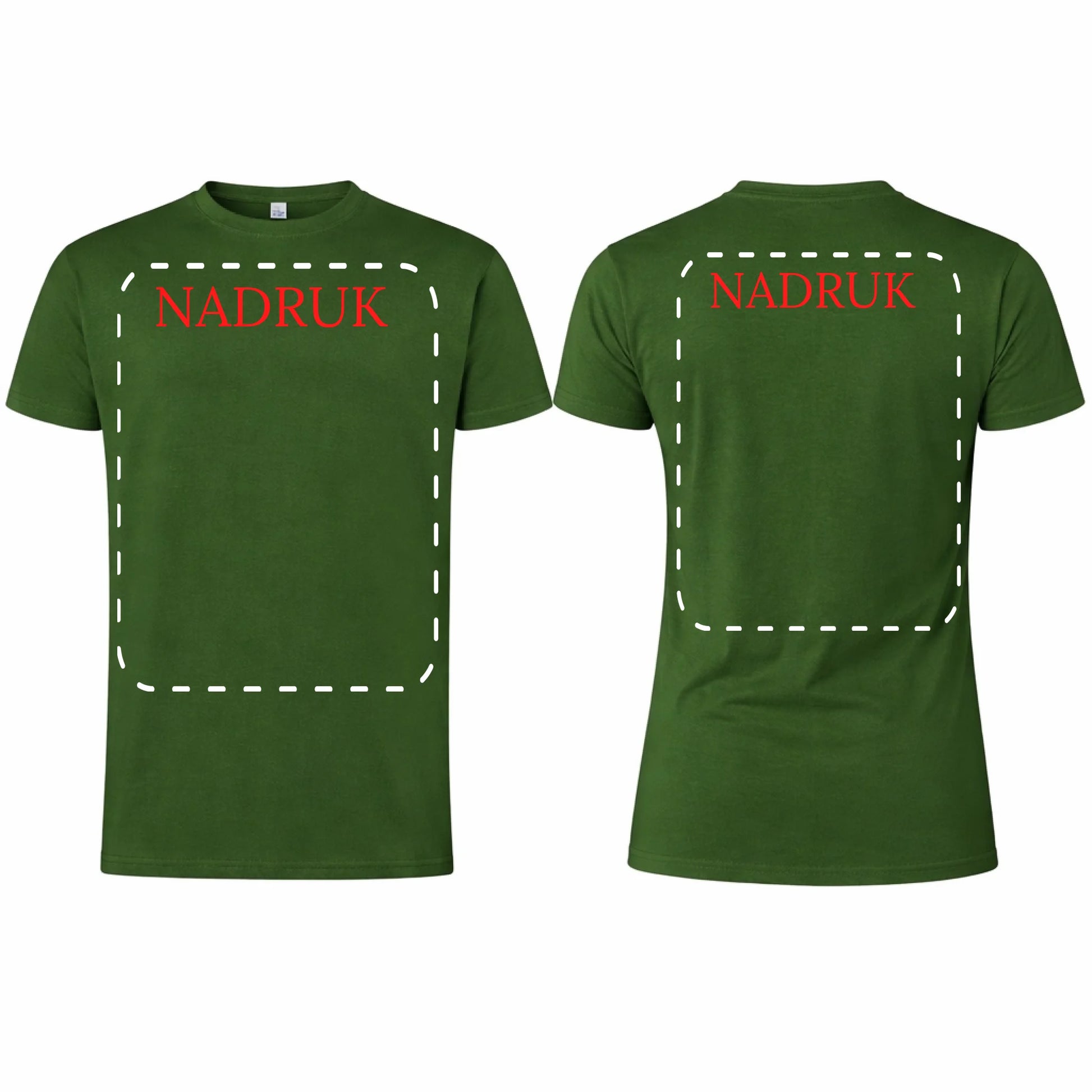 Koszulka męska reklamowa dla firm 190g butelkowa zieleń