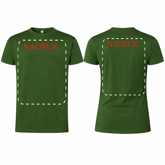 Koszulka męska reklamowa dla firm 190g butelkowa zieleń