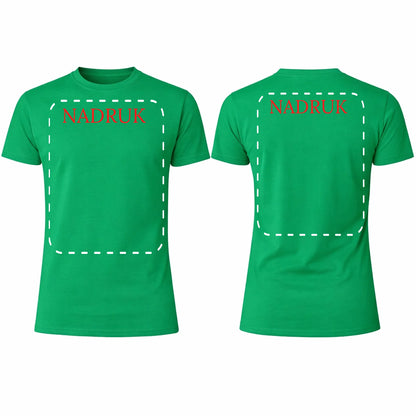 Koszulka męska reklamowa dla firm 190g zielony trawiasty