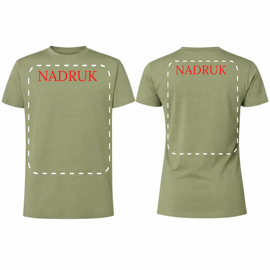 Koszulka reklamowa z logo firmy męska 190gram Pale Green