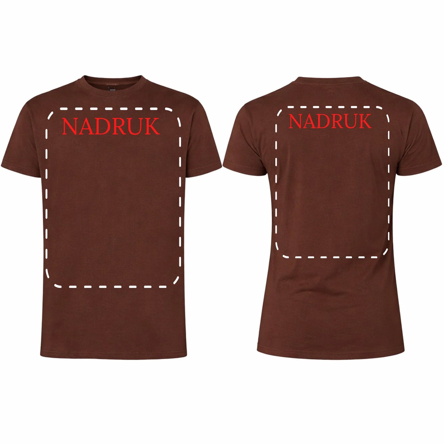 Koszulka męska reklamowa dla firm 190g czekoladowy