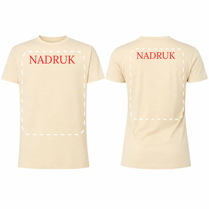 Koszulka reklamowa z logo firmy męska 190gram kremowa