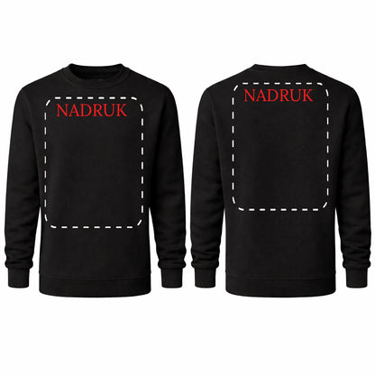 Bluza reklamowa dla firm bez kaptura 290g czarna