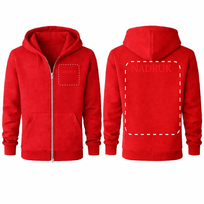 Bluza reklamowa dla firm rozpinana 290g Czerwona