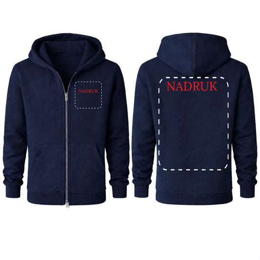 Bluza reklamowa dla firm rozpinana 290g Granatowa/Navy