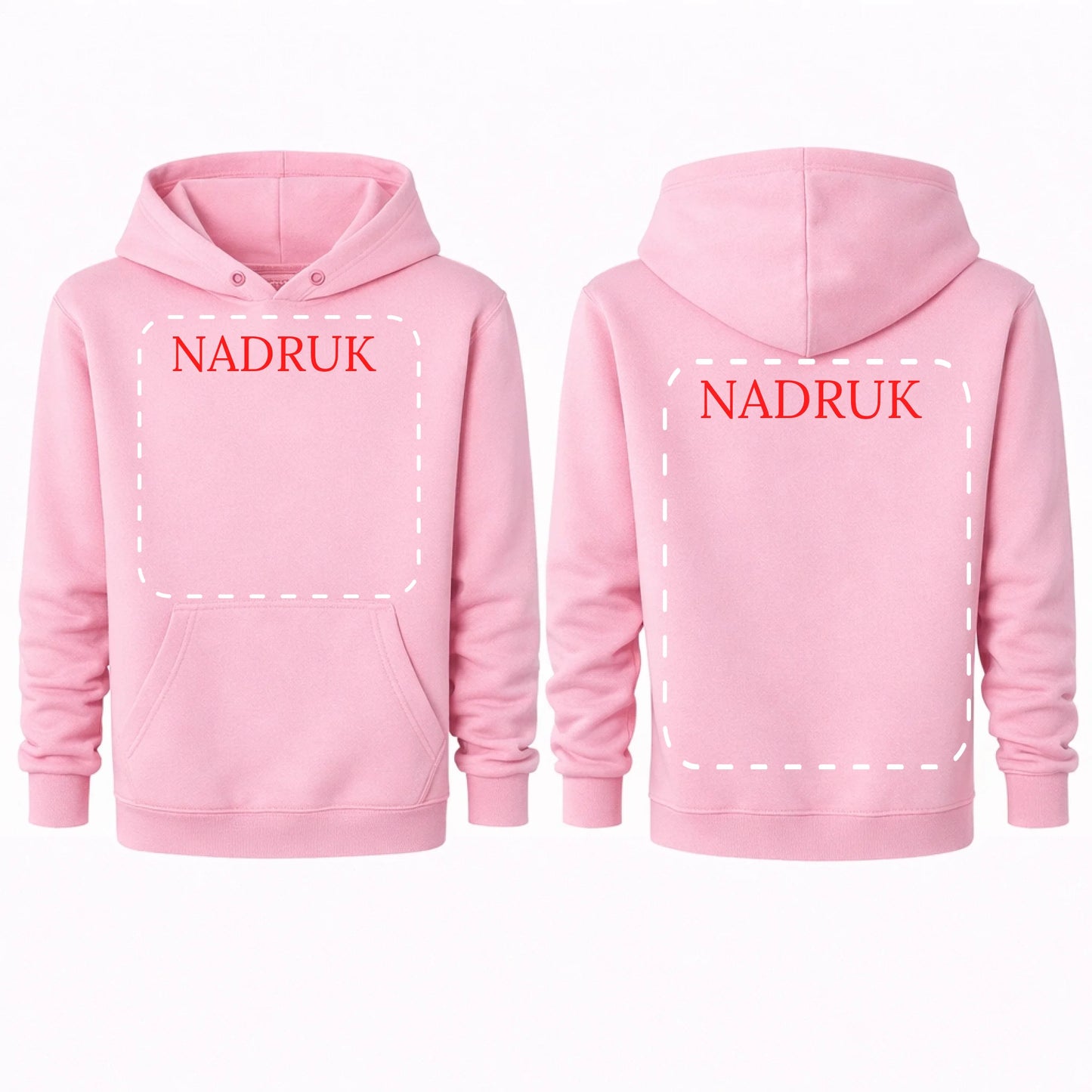 bluza meska reklamowa dla firm 290g różowa