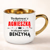 kubek personalizowany z nadrukiem 400ml biały