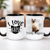 kubek z własnym nadrukiem 440ml personalizowane prezenty pl czarny