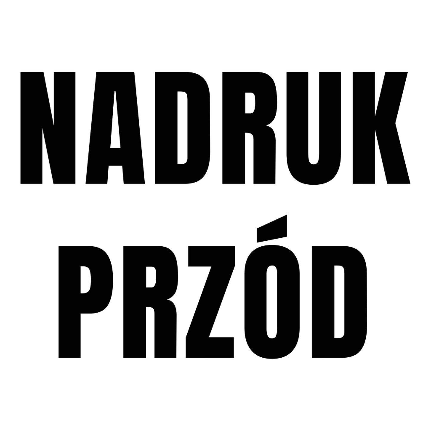 NADRUK                PRZÓD