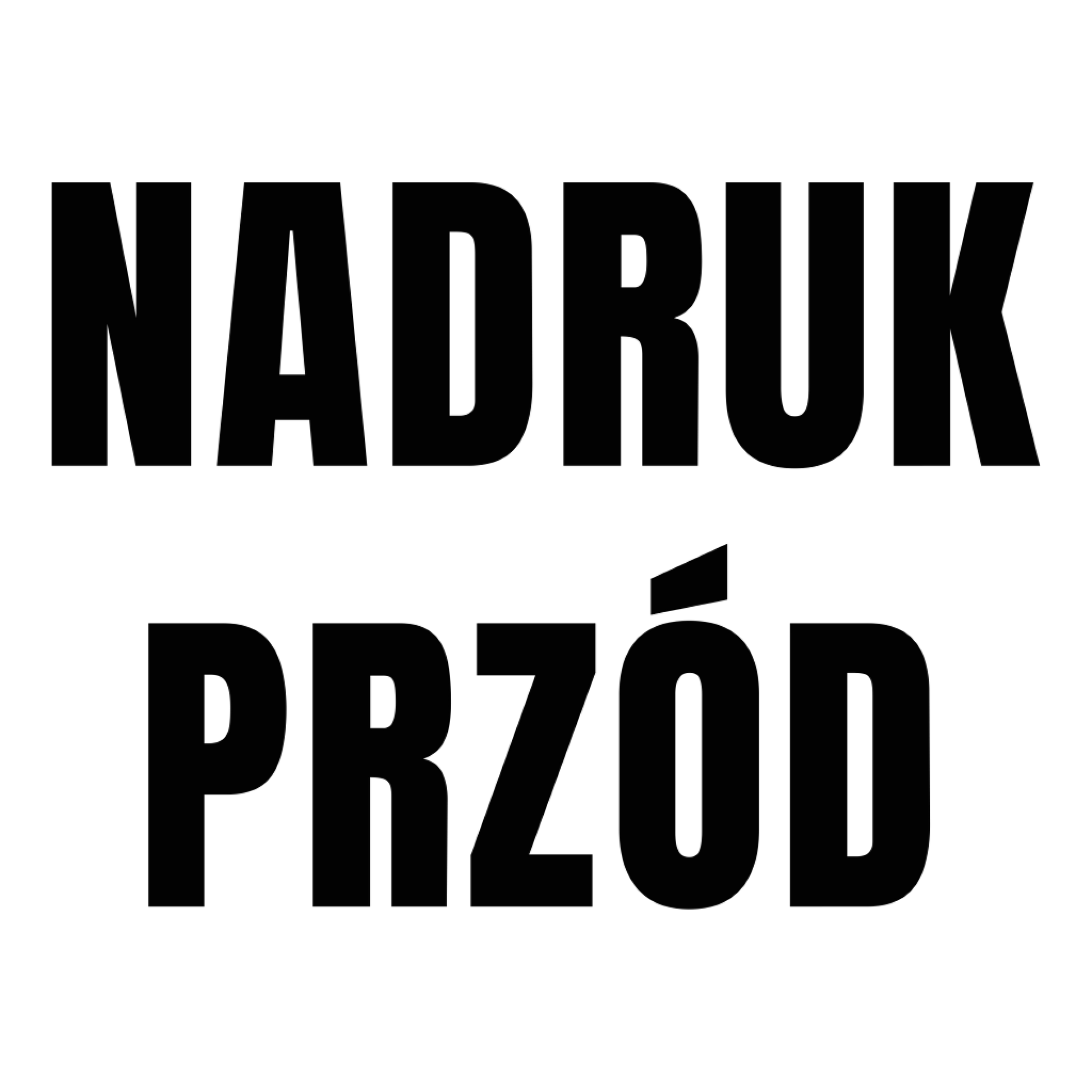 NADRUK                PRZÓD