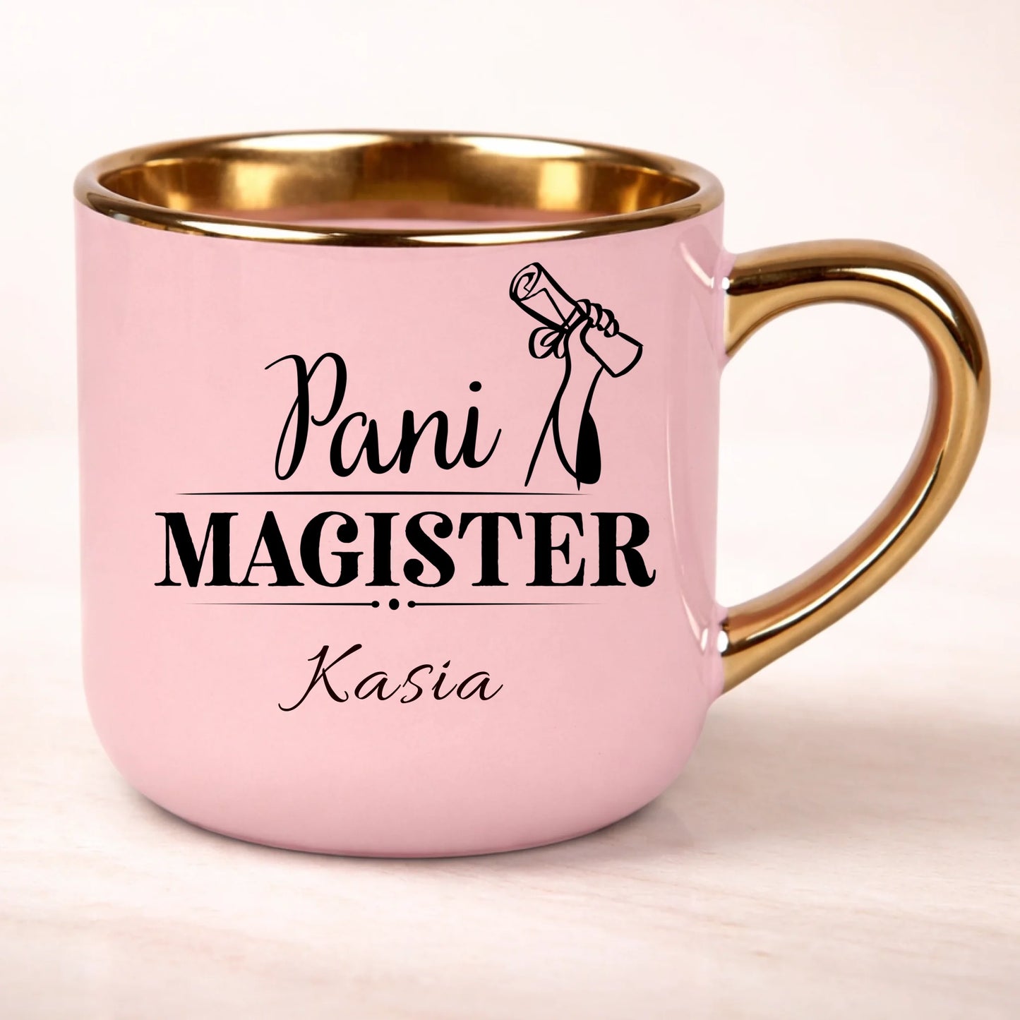 Kubek dla Pani Magister imienny