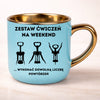 Kubek śmieszny Zestaw ćwiczeń na weekend dla miłośnika wina prezent