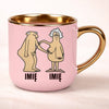 kubek personalizowany z nadrukiem 400ml rozowy