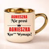 kubek personalizowany z nadrukiem 400ml kremowy