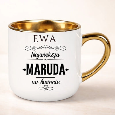 Kubek dla dziewczyny na prezent Największa maruda na świecie śmieszny