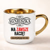kubek personalizowany z nadrukiem 400ml biały