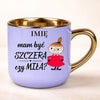 kubek personalizowany z nadrukiem 400ml fioletowy