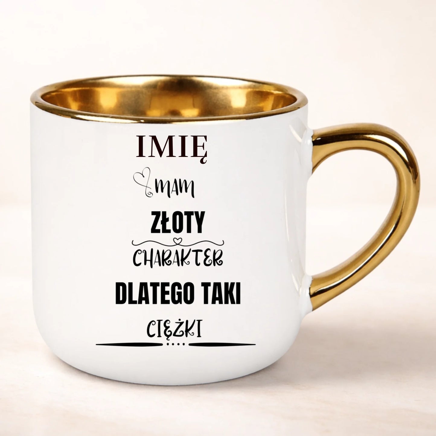 kubek personalizowany z nadrukiem 400ml biały