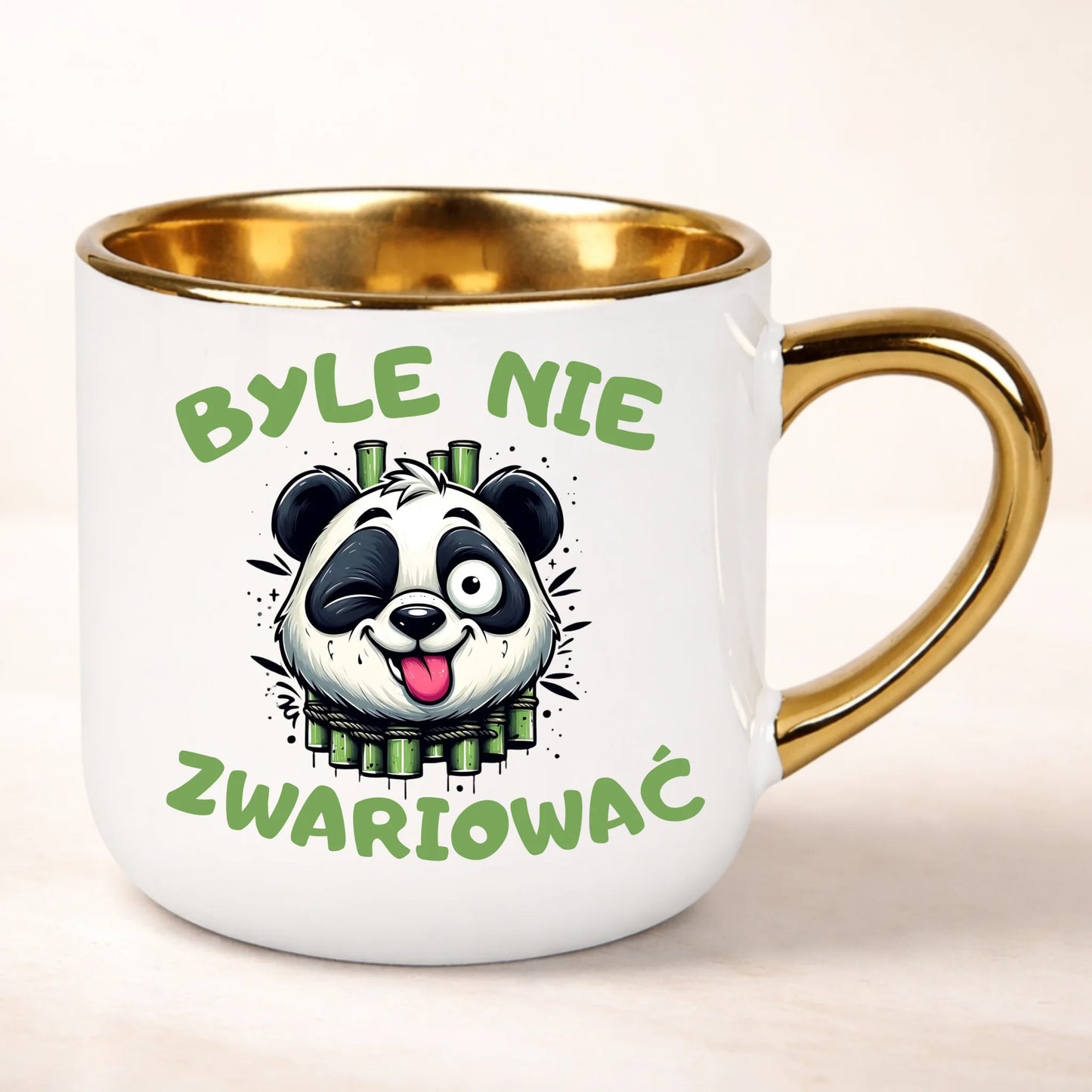 kubek personalizowany z nadrukiem 400ml biały