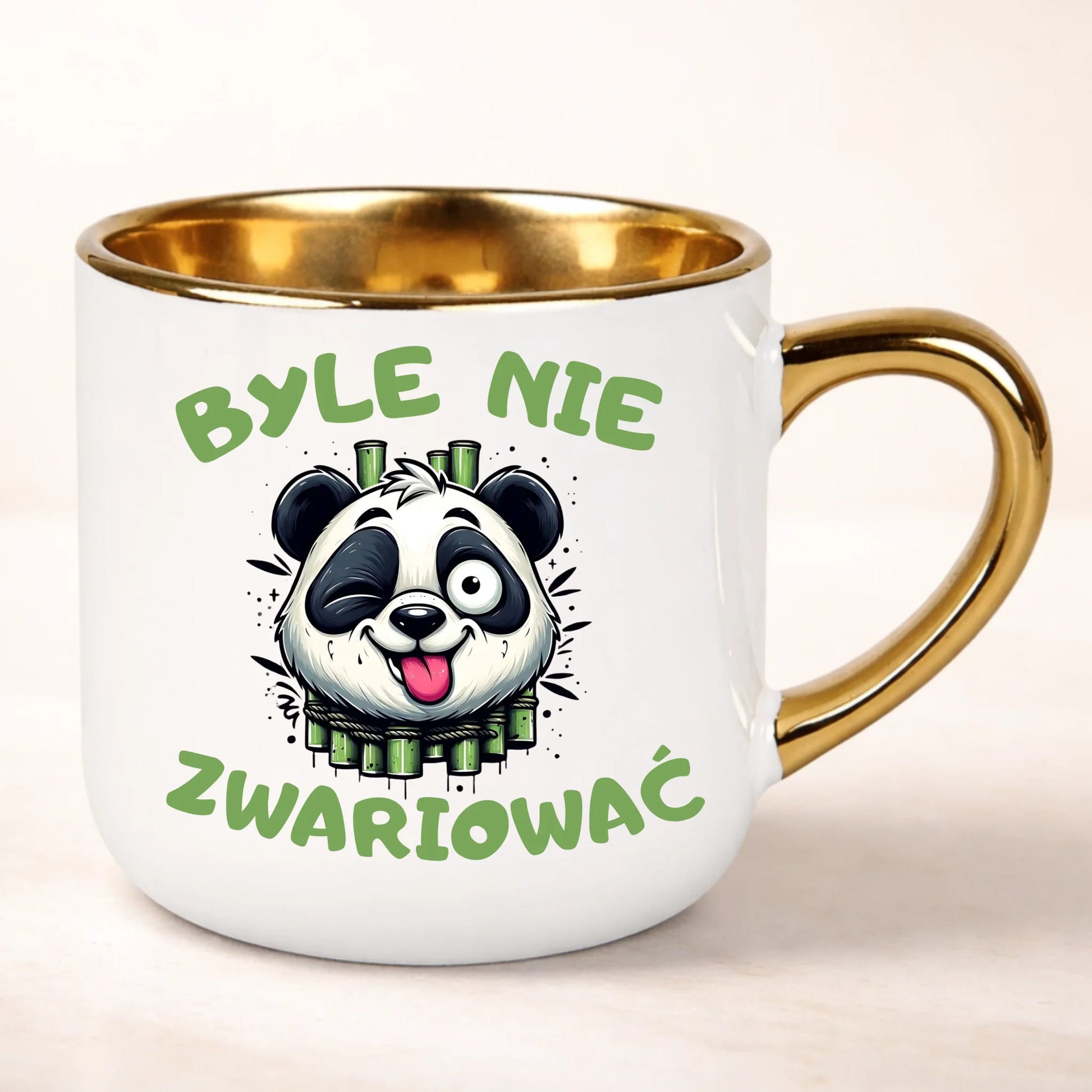 kubek personalizowany z nadrukiem 400ml biały