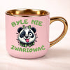 kubek personalizowany z nadrukiem 400ml rozowy