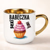 kubek personalizowany z nadrukiem 400ml biały