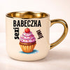 kubek personalizowany z nadrukiem 400ml kremowy