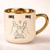 kubek personalizowany z nadrukiem 400ml kremowy