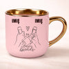kubek personalizowany z nadrukiem 400ml rozowy
