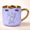 kubek personalizowany z nadrukiem 400ml fioletowy