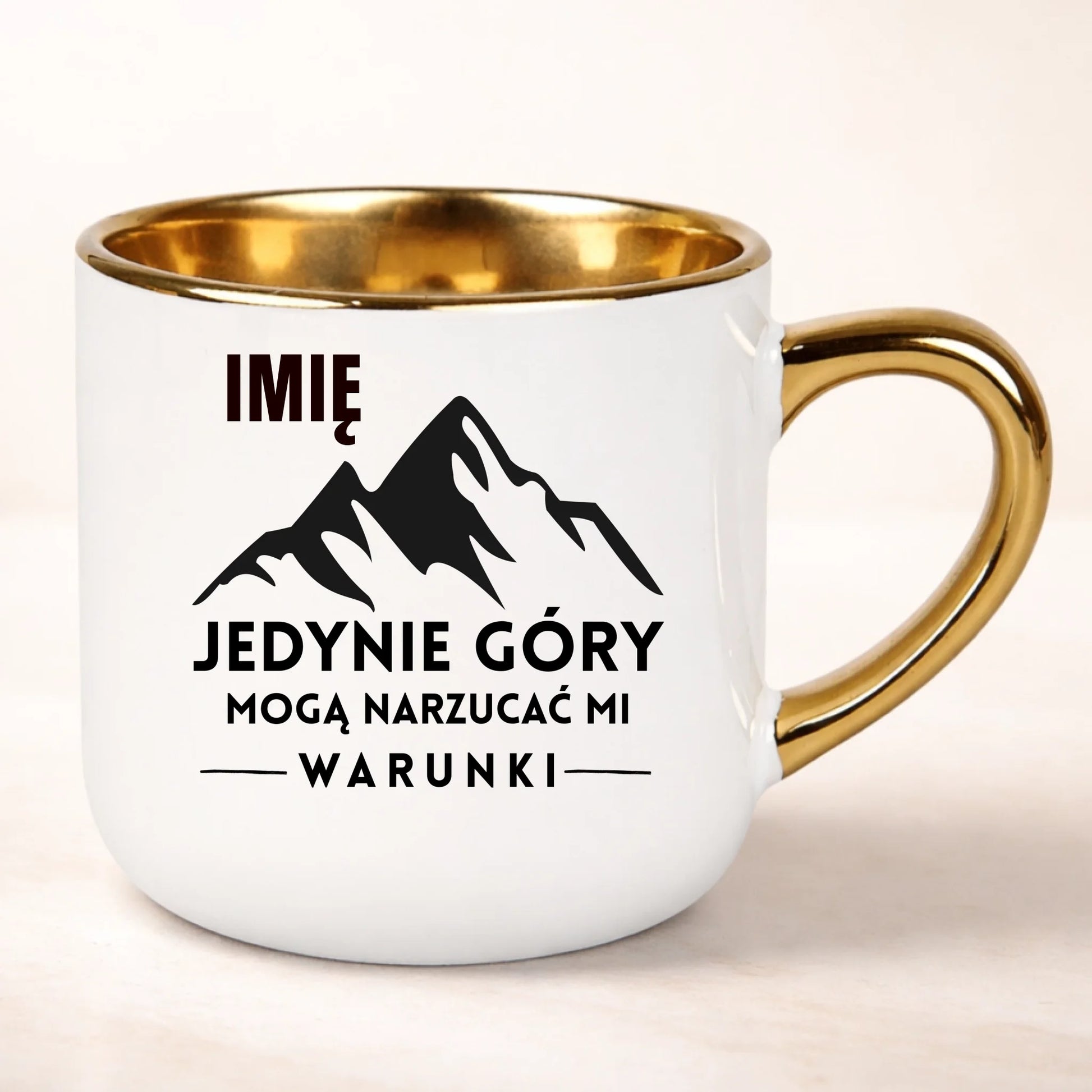 kubek personalizowany z nadrukiem 400ml biały