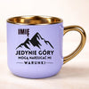 kubek personalizowany z nadrukiem 400ml fioletowy