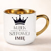 kubek personalizowany z nadrukiem 400ml biały