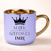 kubek personalizowany z nadrukiem 400ml fioletowy
