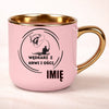 kubek personalizowany z nadrukiem 400ml rozowy