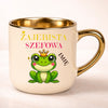 kubek personalizowany z nadrukiem 400ml kremowy
