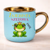 kubek personalizowany z nadrukiem 400ml niebieski