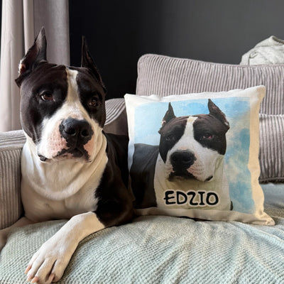 Poduszka lniana z Twoim zdjęciem