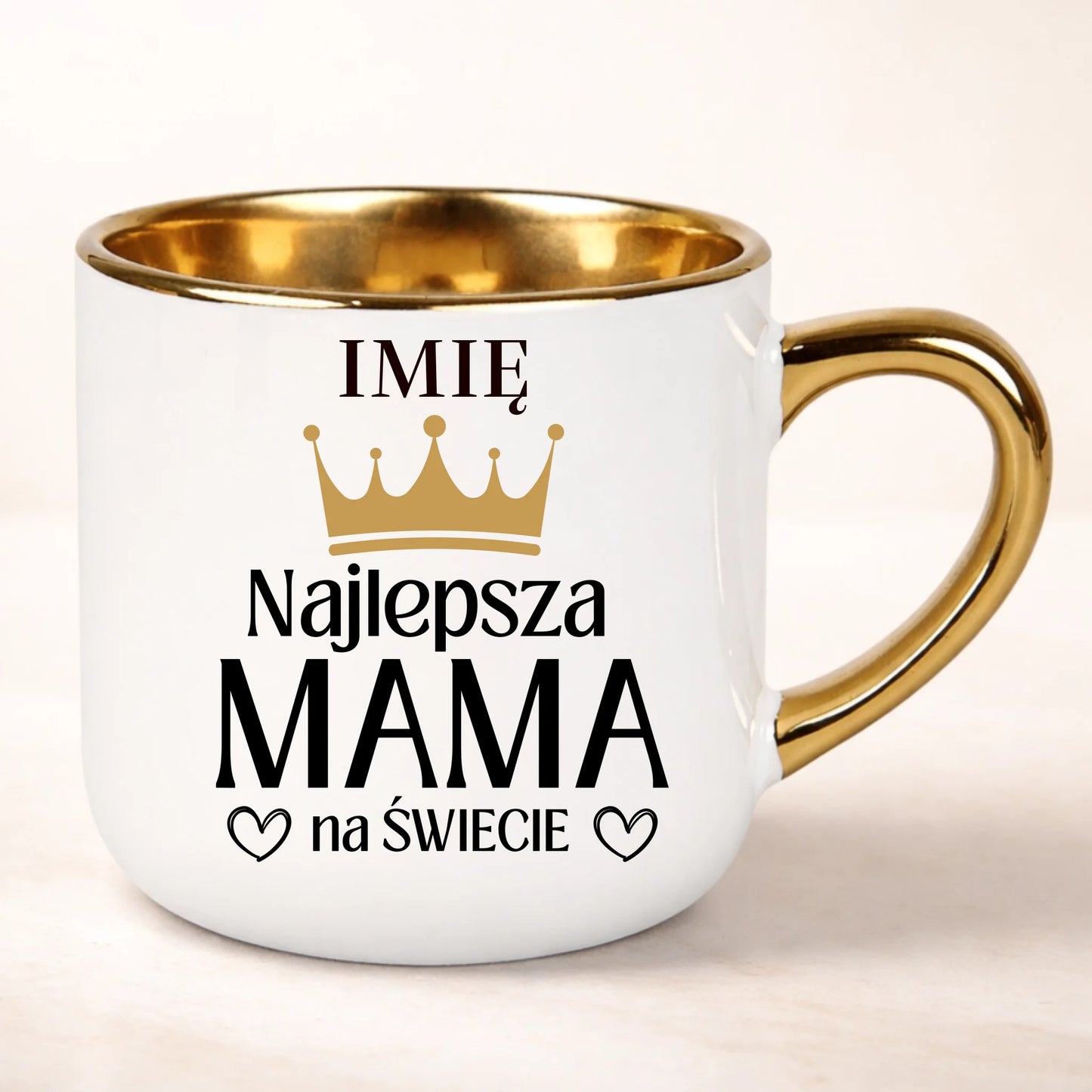 kubek personalizowany z nadrukiem 400ml biały