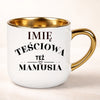 kubek personalizowany z nadrukiem 400ml biały