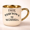 kubek personalizowany z nadrukiem 400ml kremowy