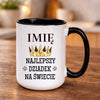 kubek z własnym nadrukiem 440ml personalizowane prezenty pl czarny