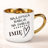 kubek personalizowany z nadrukiem 400ml biały